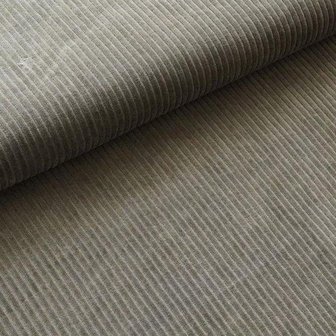 Hovedbilde Økologisk myk cordfløyel, khaki