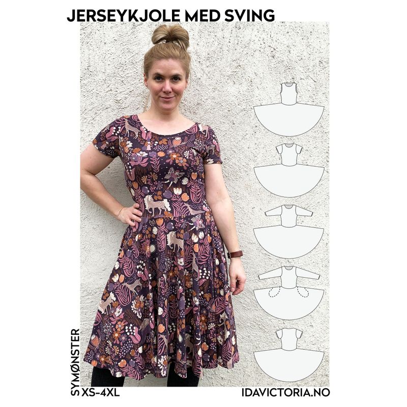 Ida Victoria, Jerseykjole med sving