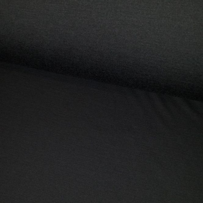 Hovedbilde Merinoull-interlock, svart