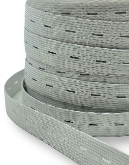 Hovedbilde Knappestrikk 19mm, hvit