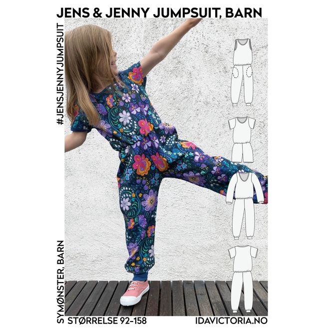 Hovedbilde Ida Victoria, Jens & Jenny jumpsuit til barn
