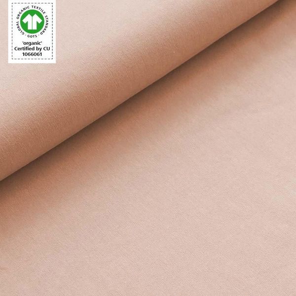 Hovedbilde Økologisk jersey 100% bomull, beige