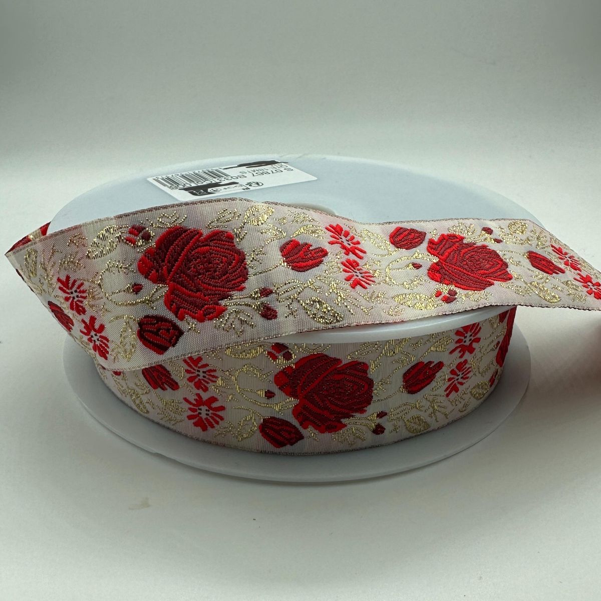 Bånd med glitter og roser