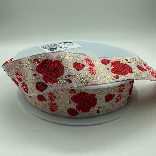 Hovedbilde Bånd med glitter og roser