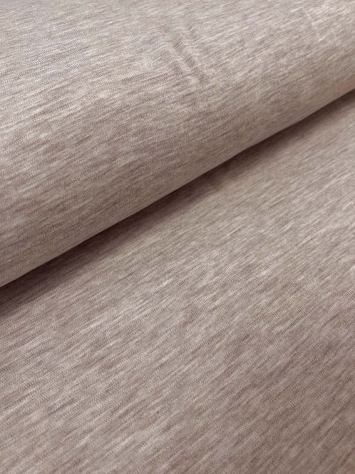 Hovedbilde Merinoull-interlock, lys beige