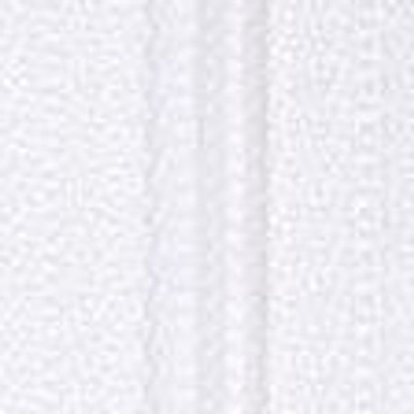 Hovedbilde 1 meter glidelås med 4 glidere, hvit