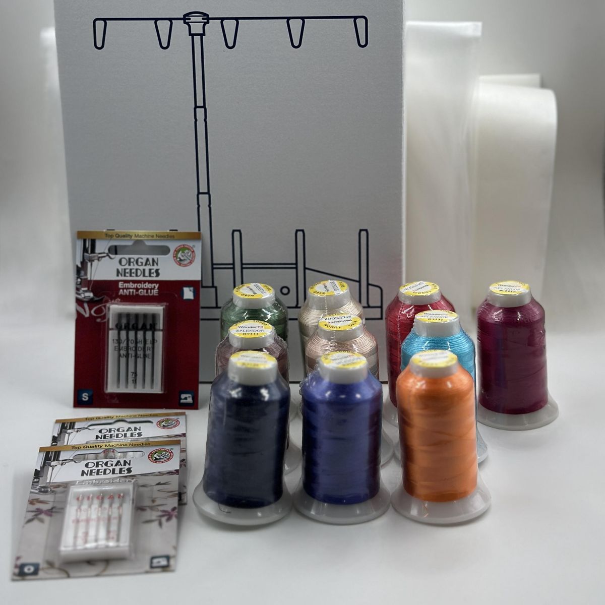 Enkel startpakke til broderimaskin