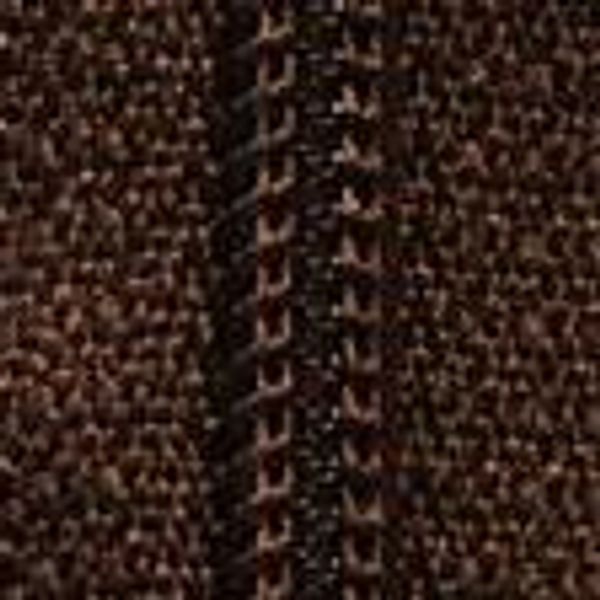 Hovedbilde 1 meter glidelås med 4 glidere, sjokolade