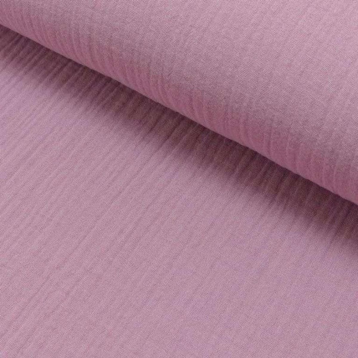 Økologisk musselin, vintage rose